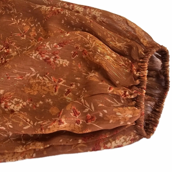 ANDREE BY UNIT Brown Long Sleeve Sundress Wedding Guest - Picture 8 of 15